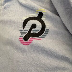 Peloton Light blue half Zip-Up sweatshirt